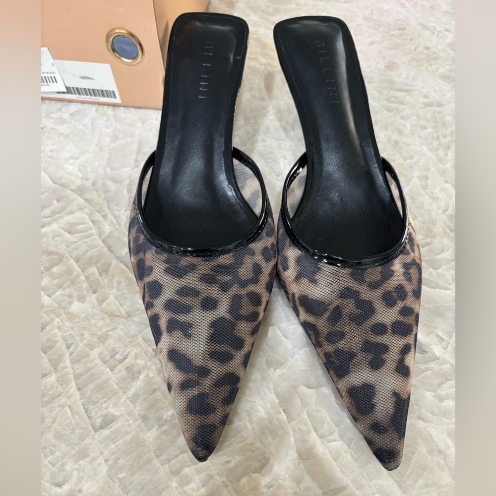 Billini Leopard Print Heels
